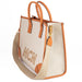 MCM Munchen Linen Tote Bag