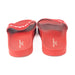 Dolce & Gabbana Red Slide Sandals