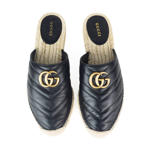 Gucci Matelasse espadrilles mules