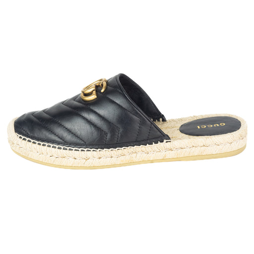 Gucci Matelasse espadrilles mules
