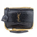 Saint Laurent Sunset Medium Croc-Embossed Crossbody bag