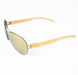 Miu Miu Gold and White Sunglasses