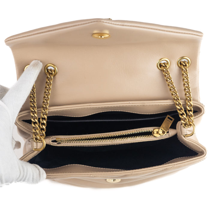 Saint Laurent Small Loulou Matelasse Calfskin Crossbody bag