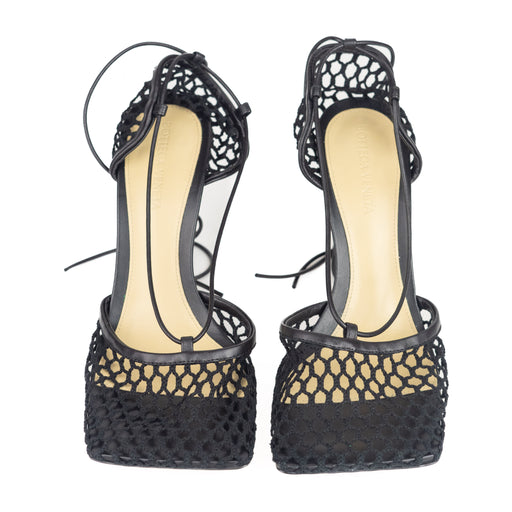 Bottega Veneta Mesh High Heel Sandal