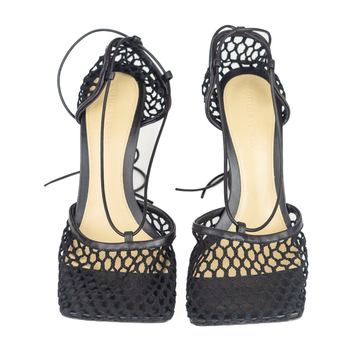 Bottega Veneta Mesh High Heel Sandal