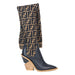 Fendi FF Cowboy Over the Knee Sock Boots