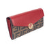 Fendi Continental Red Leather Wallet