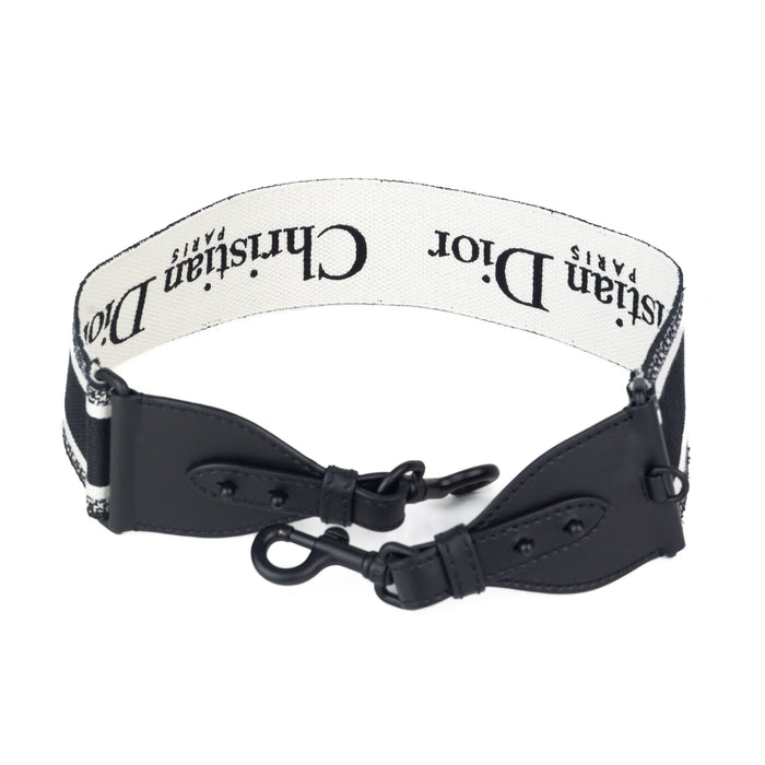 Dior Shoulder Strap with Ring In Black