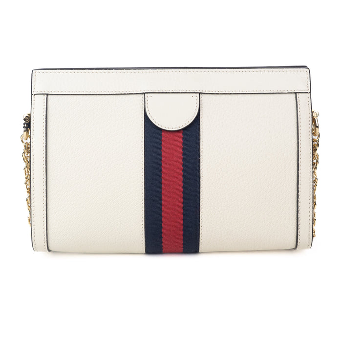 Gucci GG Ophidia Small Chain Bag in White