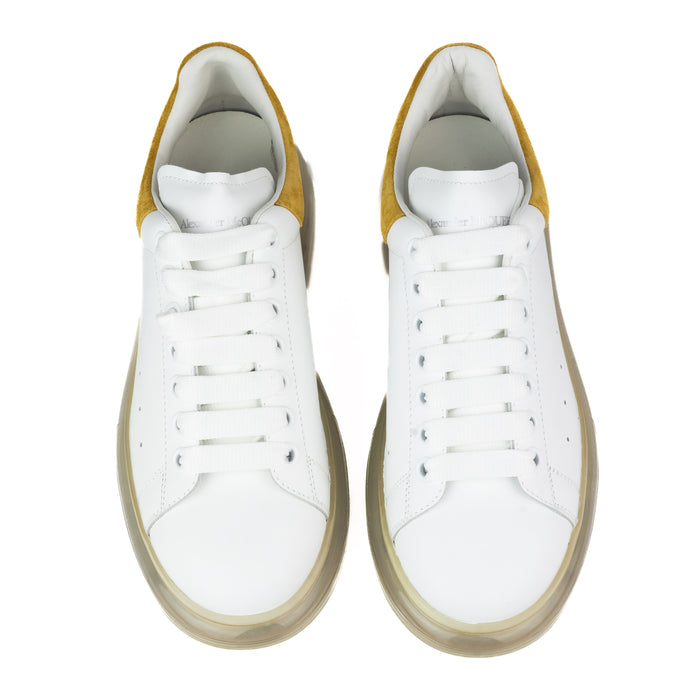 Alexander McQueen Oversized Sneakers in Clear and Yellow