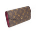 Louis Vuitton Monogram Sarah Wallet in Fuchsia