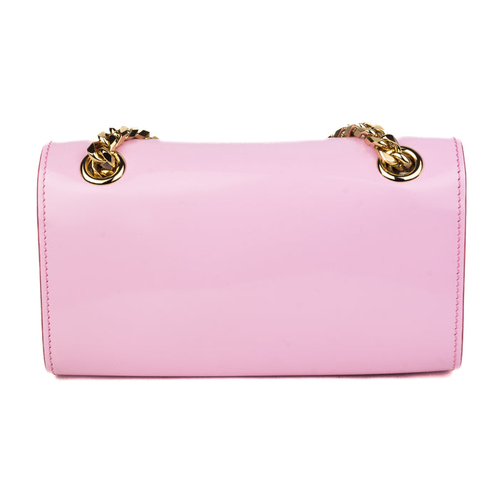 Dolce & Gabbana Polished Calfskin 3.5 Phone Bag in Pink