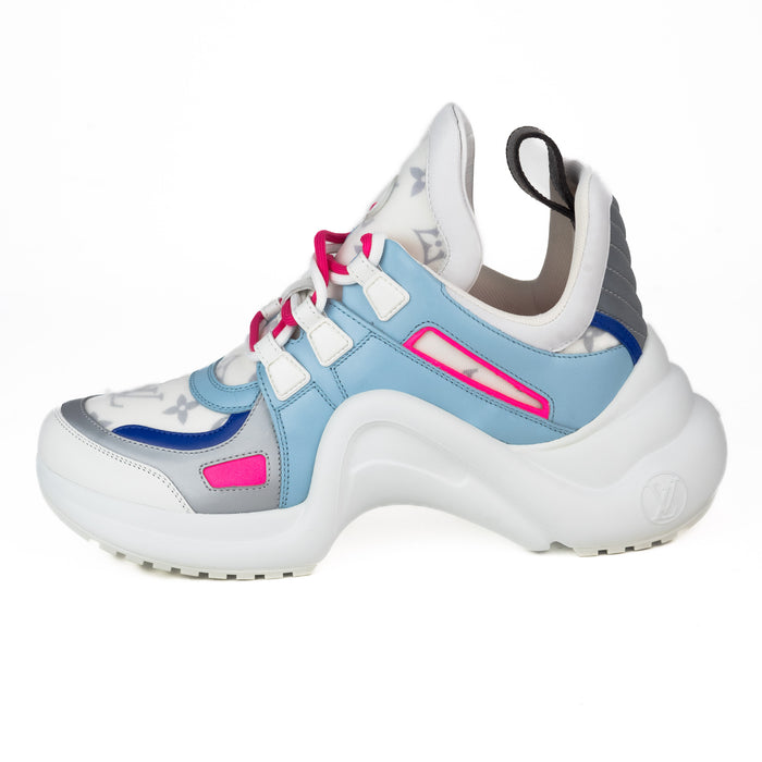 Louis Vuitton Archlight Sneakers in Blue Pink and Grey