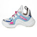 Louis Vuitton Archlight Sneakers in Blue Pink and Grey