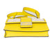 Fendi Flat Baguette in Yellow Leather