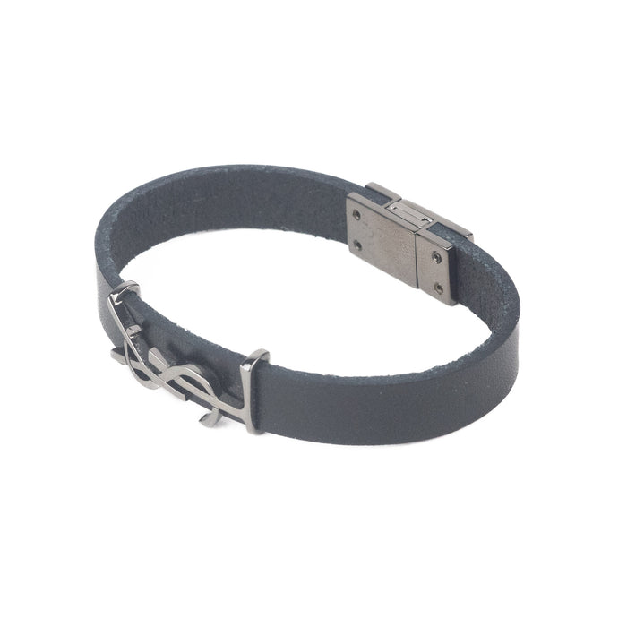 Saint Laurent Opyum Leather Bracelet
