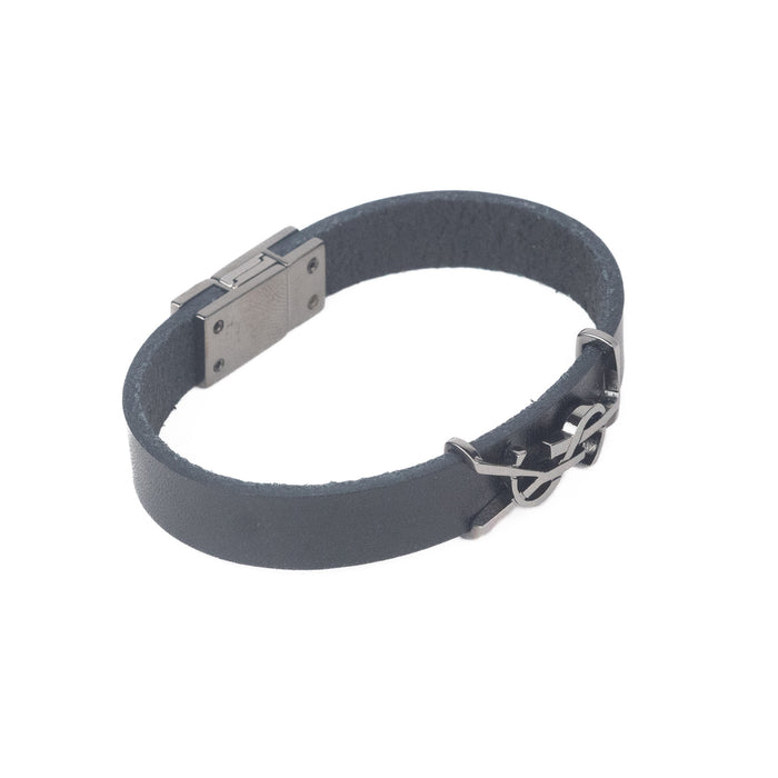 Saint Laurent Opyum Leather Bracelet