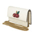 Gucci Guccissima Mini Cherry Chain Bag in White