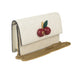 Gucci Guccissima Mini Cherry Chain Bag in White