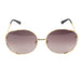 Gucci Gold Oval Sunglasses