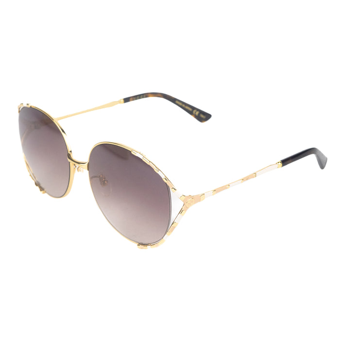 Gucci Gold Oval Sunglasses