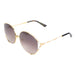 Gucci Gold Oval Sunglasses