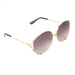 Gucci Gold Oval Sunglasses