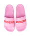 Burberry Logo Detail Pink Slides