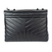 Saint Laurent Medium Loulou Matelassé Leather Shoulder Bag in all Black