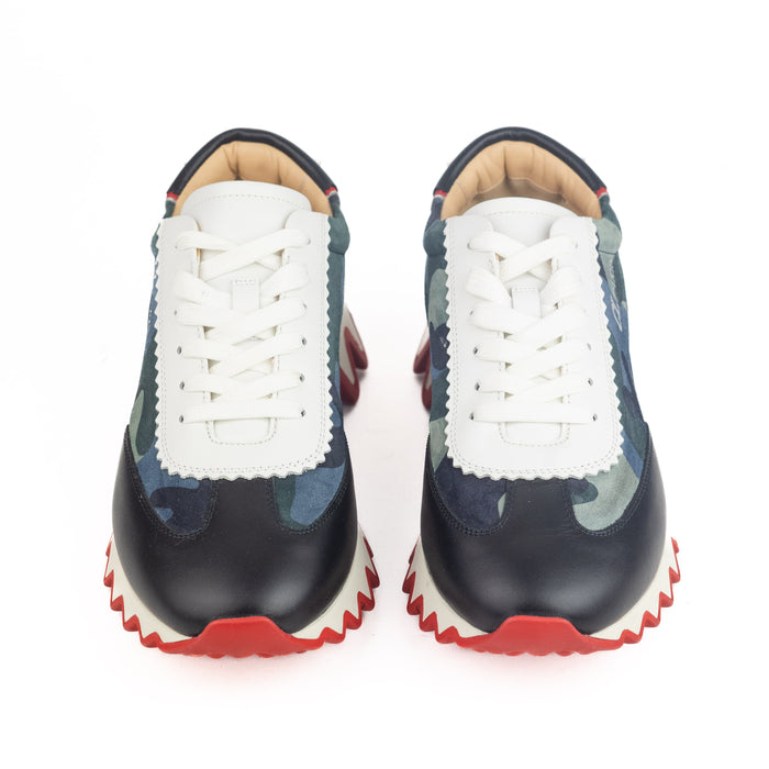 Christian Louboutin Loubishark Suede & Leather sneaker