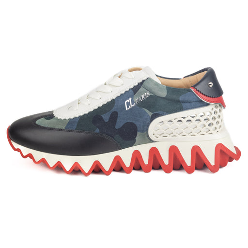 Christian Louboutin Loubishark Suede & Leather sneaker