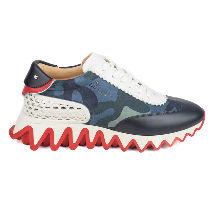 Christian Louboutin Loubishark Suede & Leather sneaker
