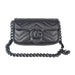 Gucci Marmont Belt Bag in black leather