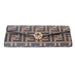 Fendi Continental Wallet with Chain in Brown Leather