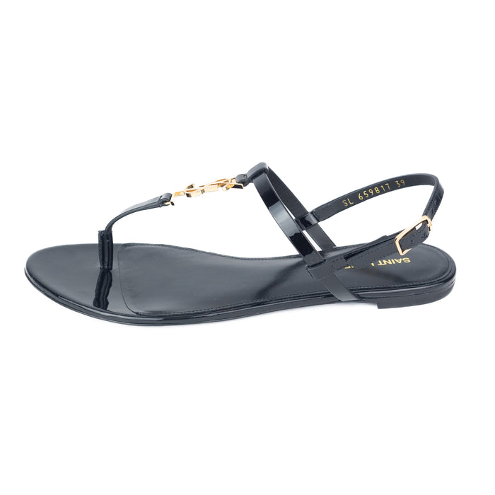 Saint Laurent Cassandra Flat Sandals