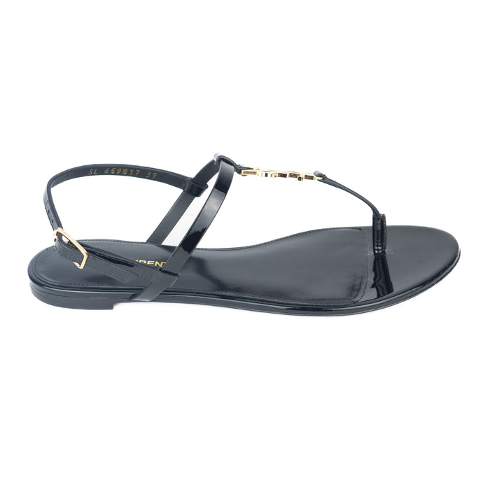 Saint Laurent Cassandra Flat Sandals