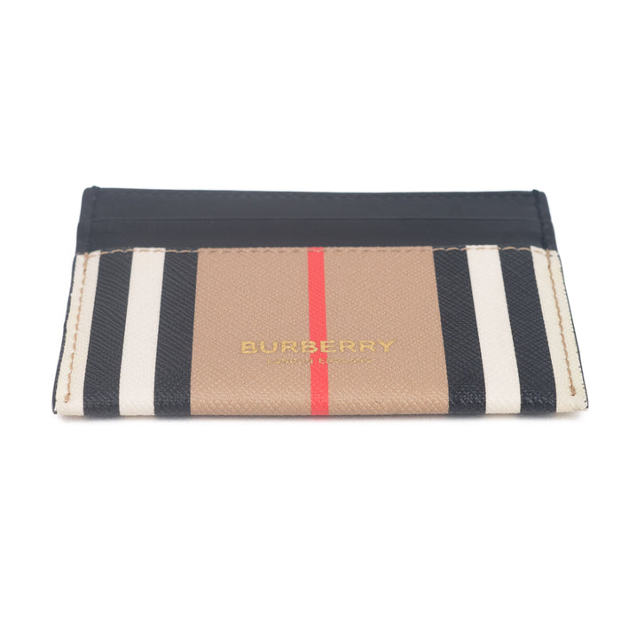 Burberry Icon Stripe Leather Cardholder
