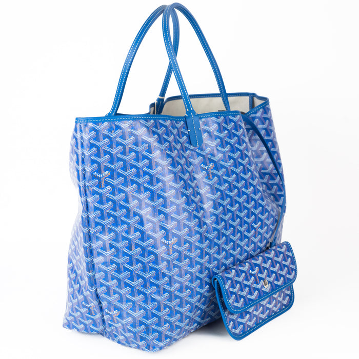 Goyard Saint Louis GM Tote Bag Blue