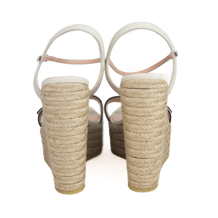 Gucci Women Leather Espadrilles Sandals