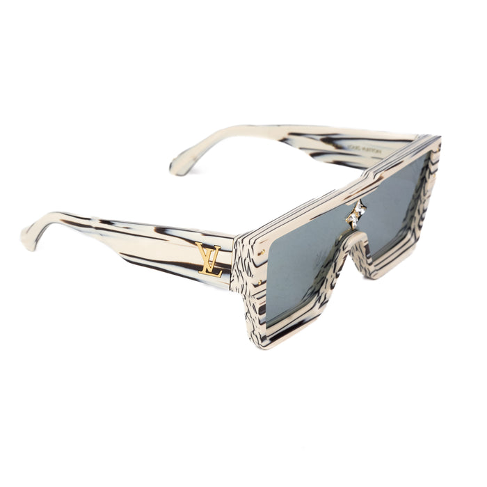 Louis Vuitton Cyclone Sunglasses in Beige