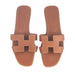 Hermes Oran Sandal in Brown