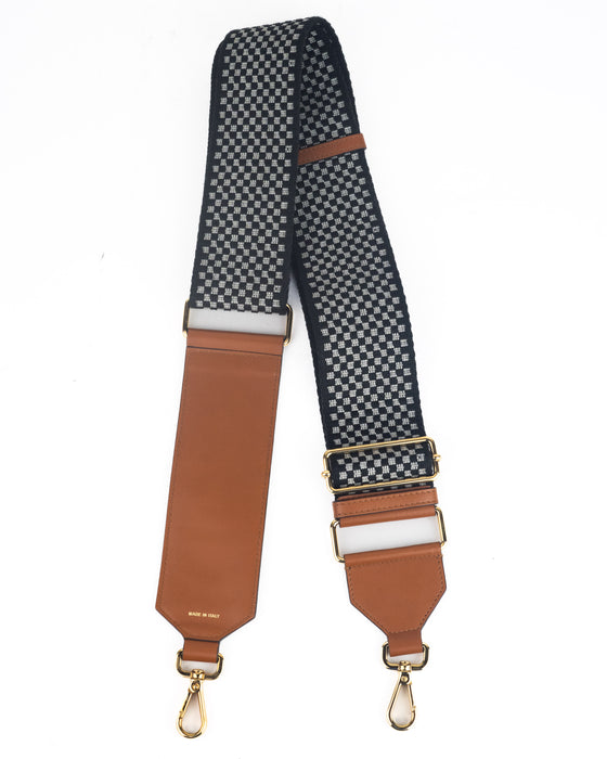 Fendi Check Ribbon Shoulder Strap