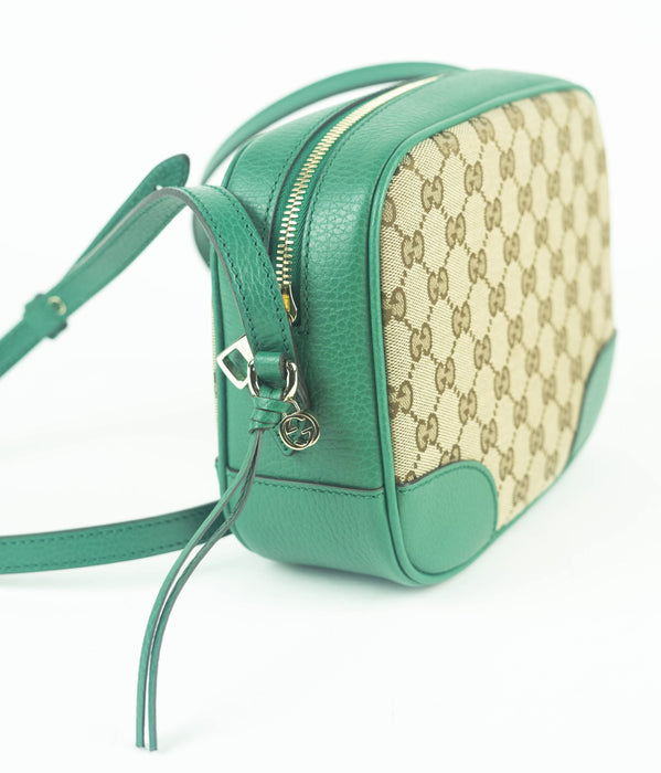 Gucci GG Canvas Bree Bag in Green
