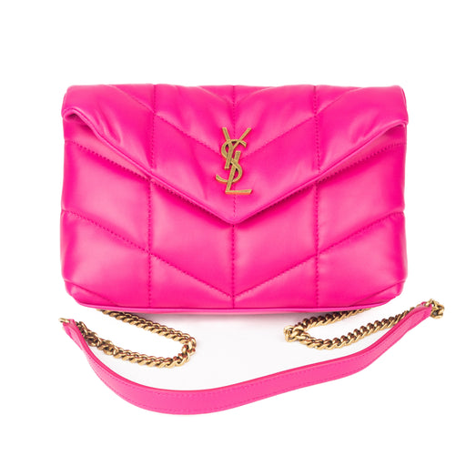 Saint Laurent Puffer Toy Bag in Quilted Lambskin 