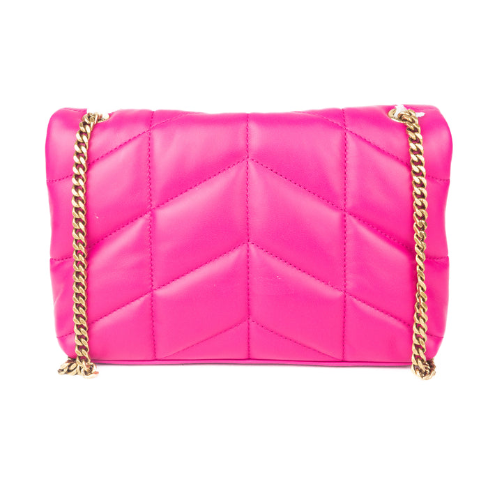 Saint Laurent Puffer Toy Bag in Quilted Lambskin 
