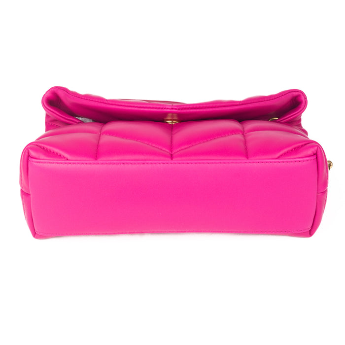 Saint Laurent Puffer Toy Bag in Quilted Lambskin 