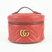 Gucci Matelasse Mini GG Marmont Round Backpack in Red