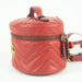 Gucci Matelasse Mini GG Marmont Round Backpack in Red