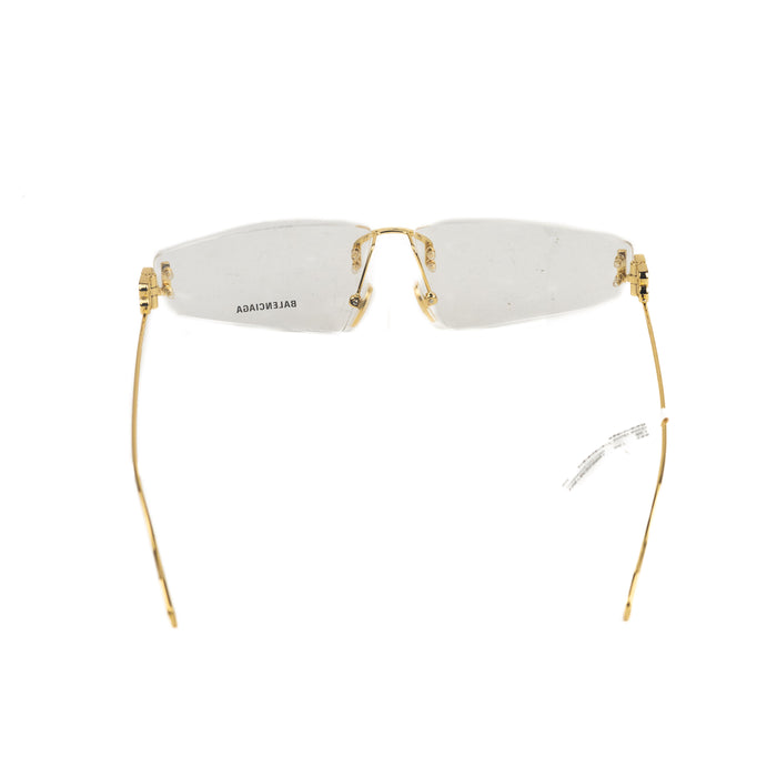 Balenciaga Gold Transparent Sunglasses