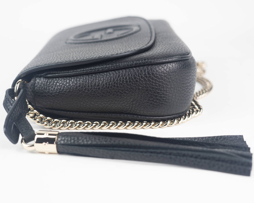 Gucci Soho Chain Medium Crossbody in Black